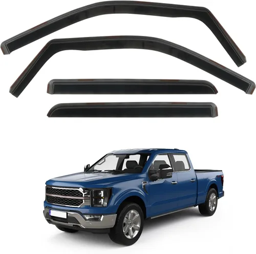 Vista 41 de Protector de lluvia apto para GMC Terrain 2010-2017, deflector de visera de ventana lateral de montaje exterior, protector de sombra de ventilación