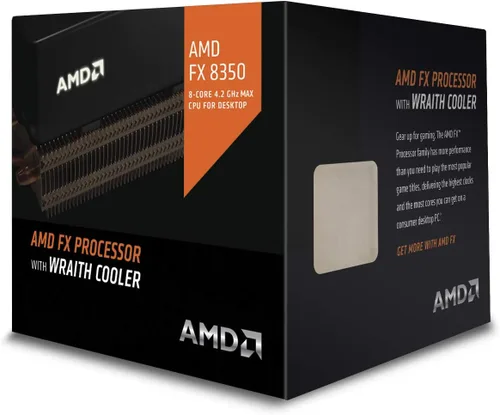 Vista 2 de AMD CPU FD8350FRHKHBX FX-8350 8Core AM3 16MB 4200MHz 125W con Wraith Cooler Retail