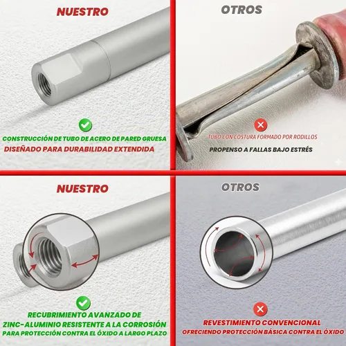 Vista 5 de Estabilizador de barra estabilizadora delantera de 4-6 pulgadas CODE RED Kit de eslabones de extremo resistente para Chevy Silverado Sierra 1500
