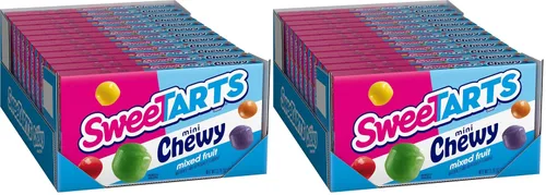 Vista 10 de SweeTARTS Mini caramelos masticables, bolsas de 1.8 onzas (paquete de 48)