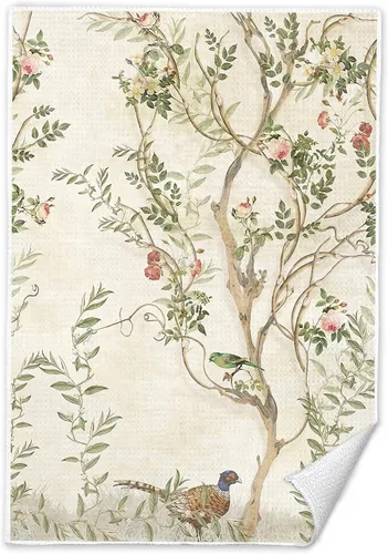 Vista 15 de Chinoiserie - Toallas de cocina florales con lazo coquette, paños de cocina florales azules y blancos para decoración de cocina, toallas de mano