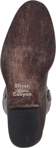 Vista 2 de Silver Canyon - Botas de vaquero occidentales para mujer punta redonda