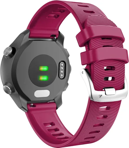Vista 8 de ANCOOL Correa de reloj Garmin Forerunner 245/165/55/645, correa de reloj deportiva de silicona de 0.787 pulgadas compatible con Garmin Vivoactive