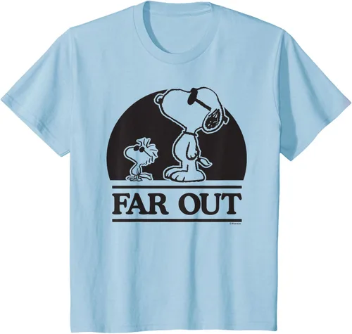 Vista 7 de Peanuts Woodstock 50th Anniversary Far Out Snoopy - Camiseta Blanco