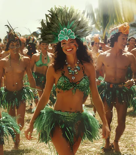 Vista 19 de HOMELEX Tocado de plumas negras para mujer, accesorios de carnaval caribeño