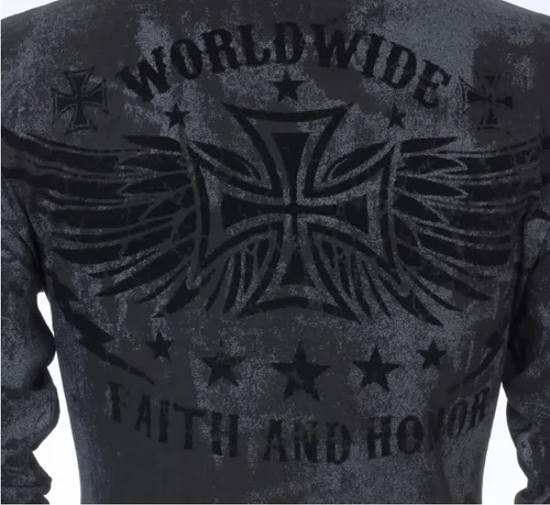Vista 9 de Archaic Affliction - Camiseta de manga larga para hombre, color negro, Negro