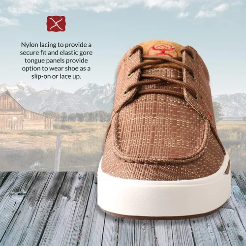 Vista 4 de Twisted X Hooey Lopers Zapatillas de lona para hombre
