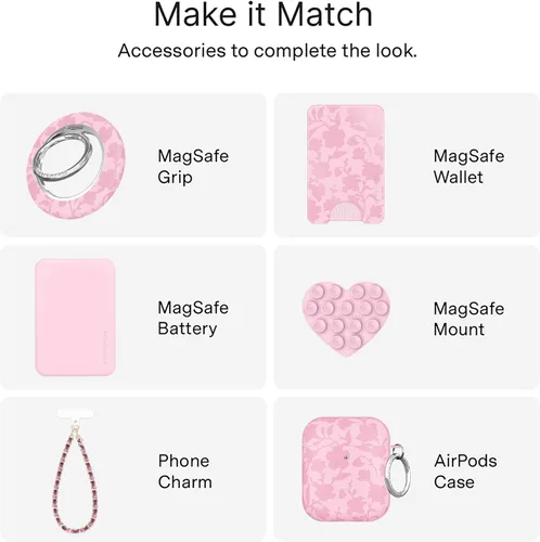 Vista 114 de VELVET CAVIAR Funda para iPhone 15, compatible con MagSafe, probada contra caídas de 10 pies, fundas protectoras de diseño, leopardo color rosa