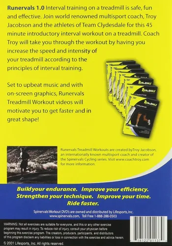 Vista 2 de Spinervals Intervalos sencillos Runervals 1.0 con DVD Team Clydesdale
