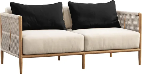 Vista 83 de Funda de almohada lumbar de tela de poliéster para interiores y exteriores, impermeable, rectangular, para todo tipo de clima, para muebles