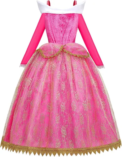 Vista 4 de Disfraz de princesa para niñas ropa de vestir de princesa para niñas pequeñas vestidos de princesa para niñas pequeñas Halloween
