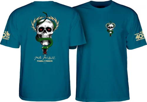 Vista 12 de Powell Peralta Camisetas de calavera y serpiente de Mike McGill Negro