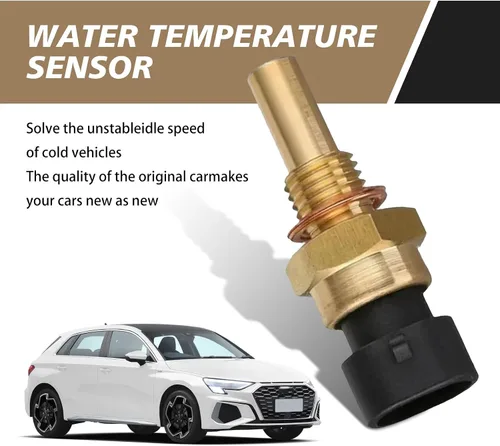 Vista 6 de MLY 1 sensor de temperatura del refrigerante del automóvil, sensor de temperatura del refrigerante del motor duradero de 2 pines, ajuste directo