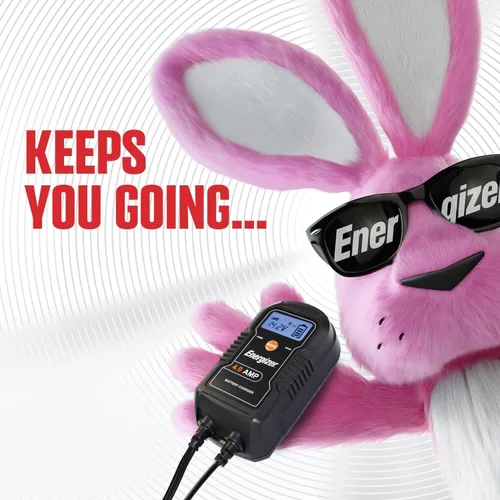 Vista 7 de ENERGIZER Cargador automático de 4 amperios, 6 V/12 V, mantenedor de batería inteligente de 9 pasos, cargador de goteo con pantalla LCD
