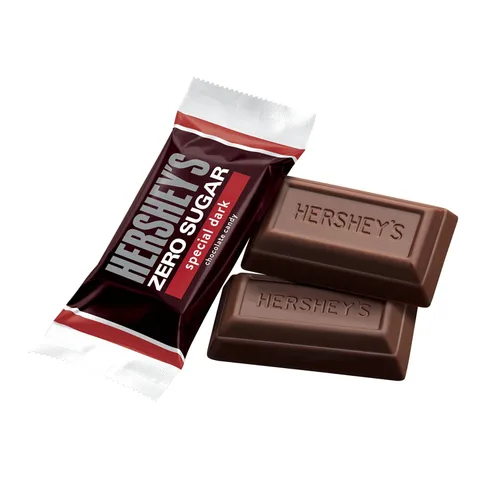 Vista 7 de HERSHEY'S Special Dark Zero Sugar - Bolsa de caramelo de chocolate, 3 onzas
