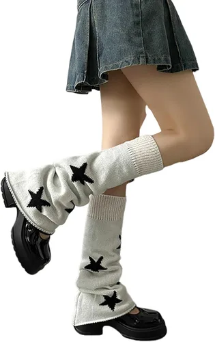 Vista 34 de Sexybody Calentadores de piernas para mujer, Y2K Kawaii con estampado de araña, gótico, Harajuku, Lolita, elegantes y bonitos, calcetines japoneses