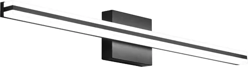 Vista 22 de SOLFART Luces de tocador de baño sobre espejo 14W 60 cm Luz de baño moderna negra 6000K ND