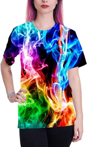 Vista 4 de Hgvoetty - Camisetas unisex con impresión 3D