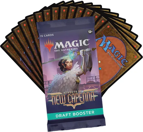Vista 5 de Magic: The Gathering Streets of New Capenna Draft Booster 15 cartas mágicas