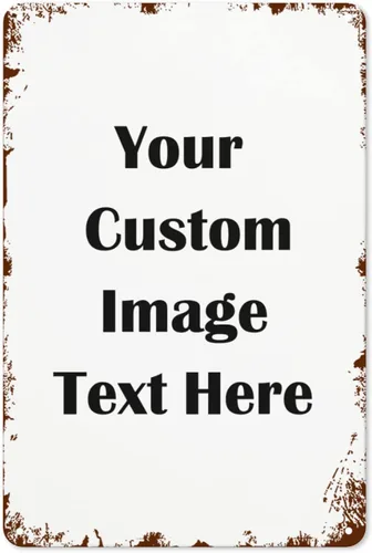 Vista 21 de Letrero de metal personalizado con tu propio texto o imagen, texto, imagen, logotipo, imagen, letreros personalizados para pared, exteriores, calle
