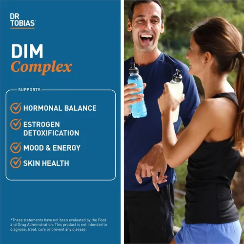 Vista 5 de Dr. Tobias Complejo multivitamínico y DIM para adultos, apoya el equilibrio energético, inmunológico y hormonal para hombres y mujeres con 42 frutas