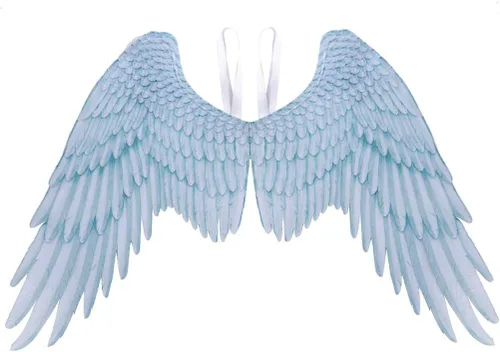 Vista 5 de Alodidae Disfraz de alas de ángel 3D con correas elásticas para fiesta de Halloween, Mardi Gras, accesorio de cosplay