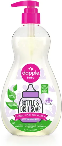 Vista 13 de Repuesto para líquido para lavar platos y botellas de bebé Dapple, sin fragancia, 34 onzas líquidas, DP-035B, 2