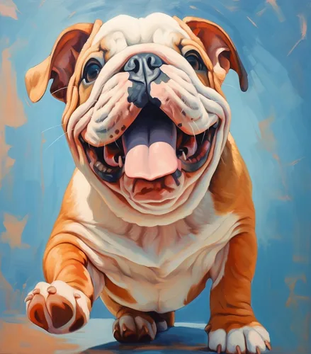 Vista 6 de ZMHZMY Kits de pintura por números, Bulldog inglés, bricolaje, lienzo digital, pintura al óleo, decoración artística para adultos principiantes
