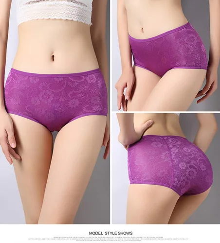Vista 5 de YOYI Fashion - Pantaletas menstruales para mujer, jacquard fácil de limpiar, paquete surtido, tallas de EE. UU. XXS-4XL11