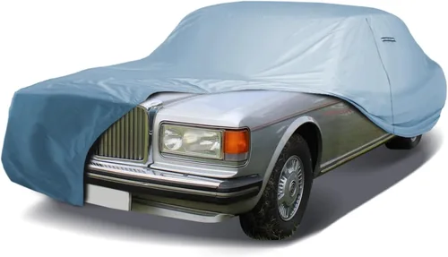 Vista 21 de iCarCover Funda de automóvil personalizada de alta calidad para Bentley 1952-1955 Tipo R resistente, impermeable, para todo tipo de clima, lluvia