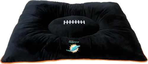 Vista 11 de NFL PET Bed - Cama de almohada de felpa suave y acogedora de Arizona Cardinals. Cama de fútbol para perros. Cama de colchón deportivo cálido