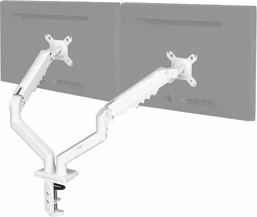 Vista 11 de VIVO - Brazo de resorte neumático articulado negro, con abrazadera para soporte de escritorio Se adapta a pantallas de monitor de 17 a 27" con Max