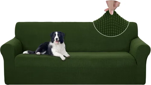 Vista 26 de U-NICE HOME Funda para sofá biplaza elástica, cubierta para sofá, funda para sillón, protector de muebles para sofá con 2 cojines, funda para sofá