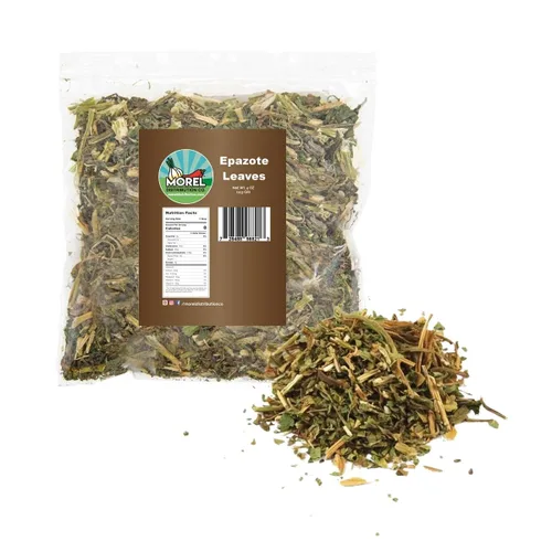 Vista 7 de Hojas y tallos de Epazote Secos, Hojas de Epazote con ramas, Hierbas Naturales Mexicanas 2 oz y 4 oz (2)