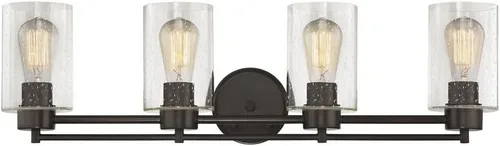 Vista 2 de Vidrio Sembrado Baño Luz Bronce 4 Lt