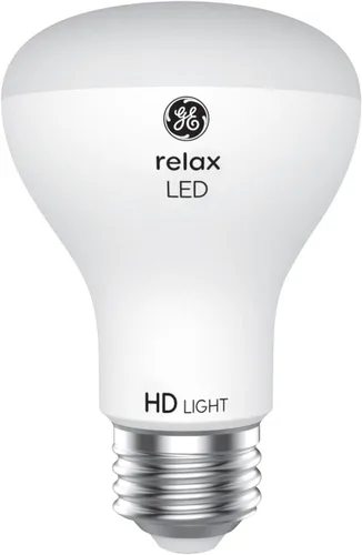 Vista 2 de GE Relax - Paquete de 2 bombillas LED R20, equivalentes a 45 W, regulables, color blanco suave