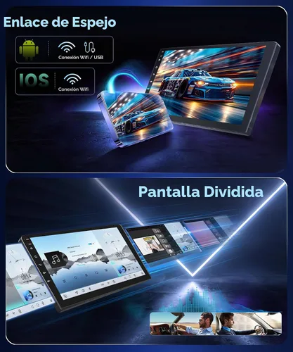 Vista 6 de 8Core4+64G Estéreo de coche para Toyota Avalon 2006-2010 Wireless CarPlay/Android Auto Android Radio con Qualcomm 9 pulgadas IPS pantalla táctil