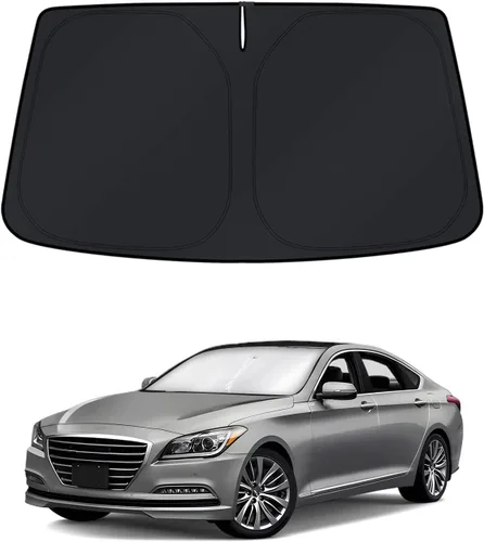 Vista 186 de KUST Parasol para parabrisas para BMW X1 F48 2016, 2017, 2018, 2019, 2020, 2021, 2022, accesorios de ajuste personalizado, parasol plegable