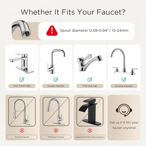 Vista 2 de ANGEL UF60 Filtro de fregadero de baño, ultra filtración de 0.01 μm para cuidado de la piel y cuidado del cabello, filtro de agua para grifo