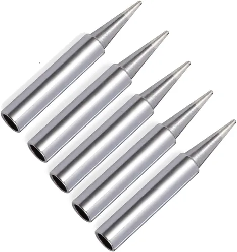 Vista 6 de Puntas para soldador, reemplazo de punta de soldadura 900M, kit de reemplazo de punta de soldadura para Hakko, estación de soldadura Radio Shack