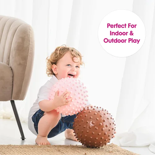 Vista 7 de Edushape Pelota sensorial original, bola de bebé de 7 pulgadas para el desarrollo de habilidades motoras gruesas en niños de 6 meses en adelante