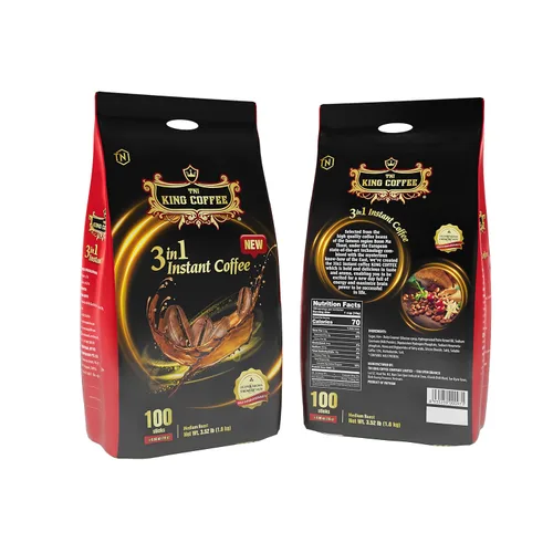 Vista 2 de TNI King Coffee Café vietnamita instantáneo 3 en 1, 100 paquetes de una sola porción – Palitos individuales de tamaño de bolsillo – Mezclado