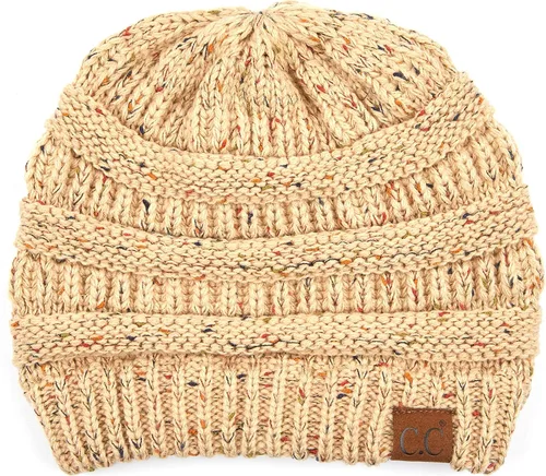 Vista 388 de C.C Trendy Warm Chunky Soft Stretch Cable Knit Beanie