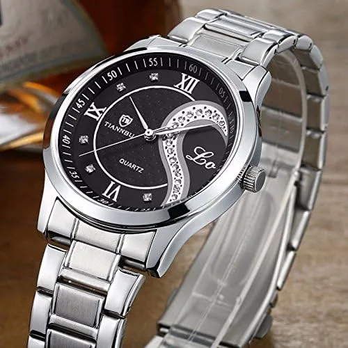 Vista 3 de Stainless Steel His and Hers Wrist Watches