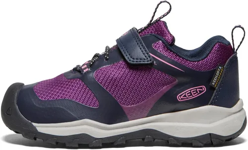 Vista 3 de KEEN Wanduro - Zapatos deportivos de senderismo resistentes al agua de baja altura para niños