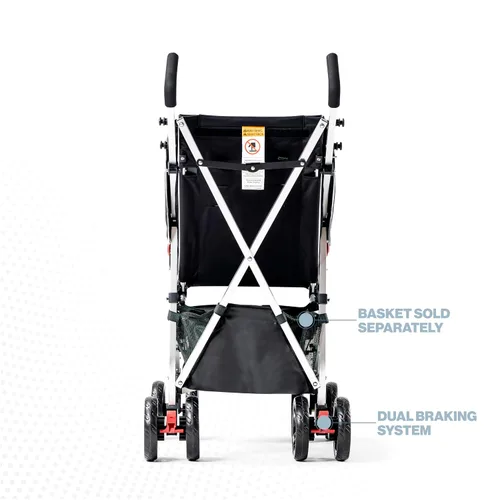 Vista 4 de Coche XL Silla de Paseo para Necesidades Especiales, Silla de Discapacidad para Niños Mayores, Silla de Paseo de Tamaño Grande, Sistema de Plegable