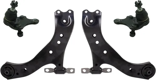 Vista 81 de TRQ Brazo de control superior e inferior del lado del conductor y del pasajero con juego de rótulas compatible con Chevrolet GMC 89-02