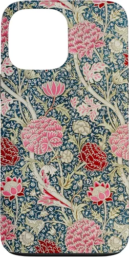 Vista 23 de iPhone 16 Cray - William Morris Art Nouveau Pattern Case