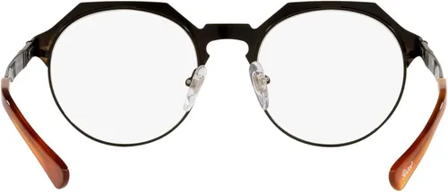 Vista 6 de Persol PO2488V - Marcos redondos para gafas graduadas Lente negrodoradoDemo