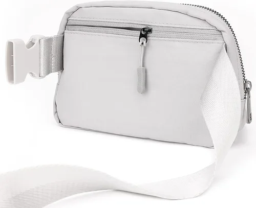 Vista 6 de ZOPPEN Riñonera para mujer, mini bolsa de cinturón, pequeña bolsa a prueba de agua, riñonera cruzada con correa ajustable, bolsa de cinturón